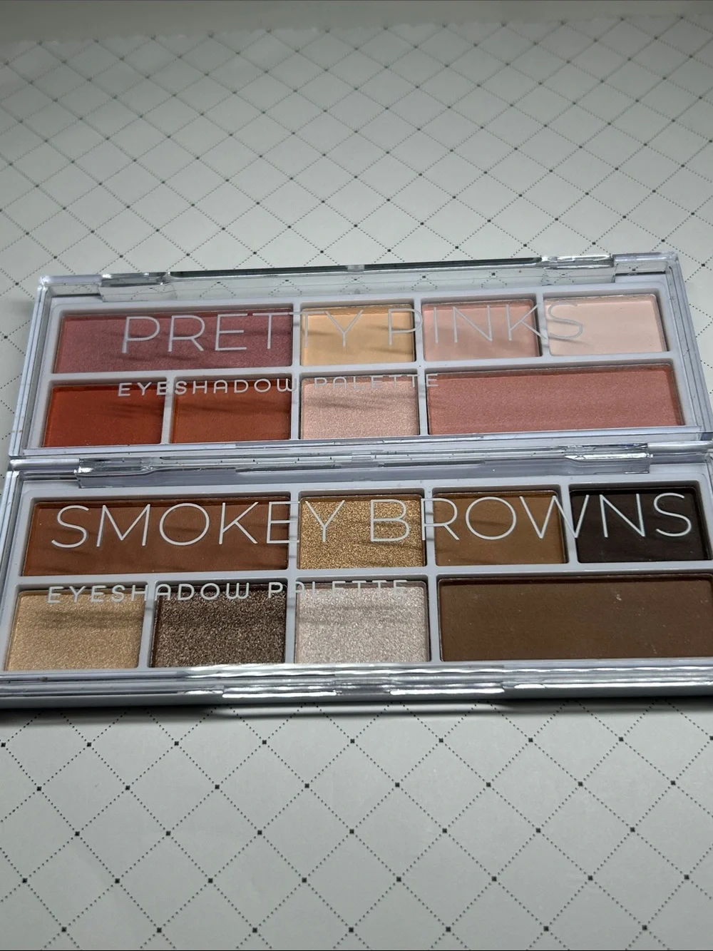 Smokey Browns & Pretty Pinks Eyeshadow Palettes - Dual Set